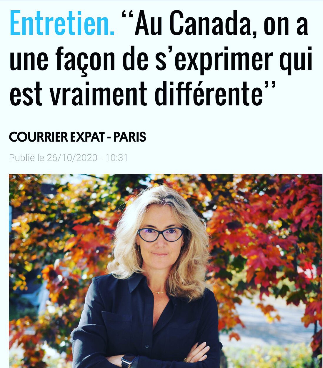 Entretien Sandrine Lassalle Courrier International
